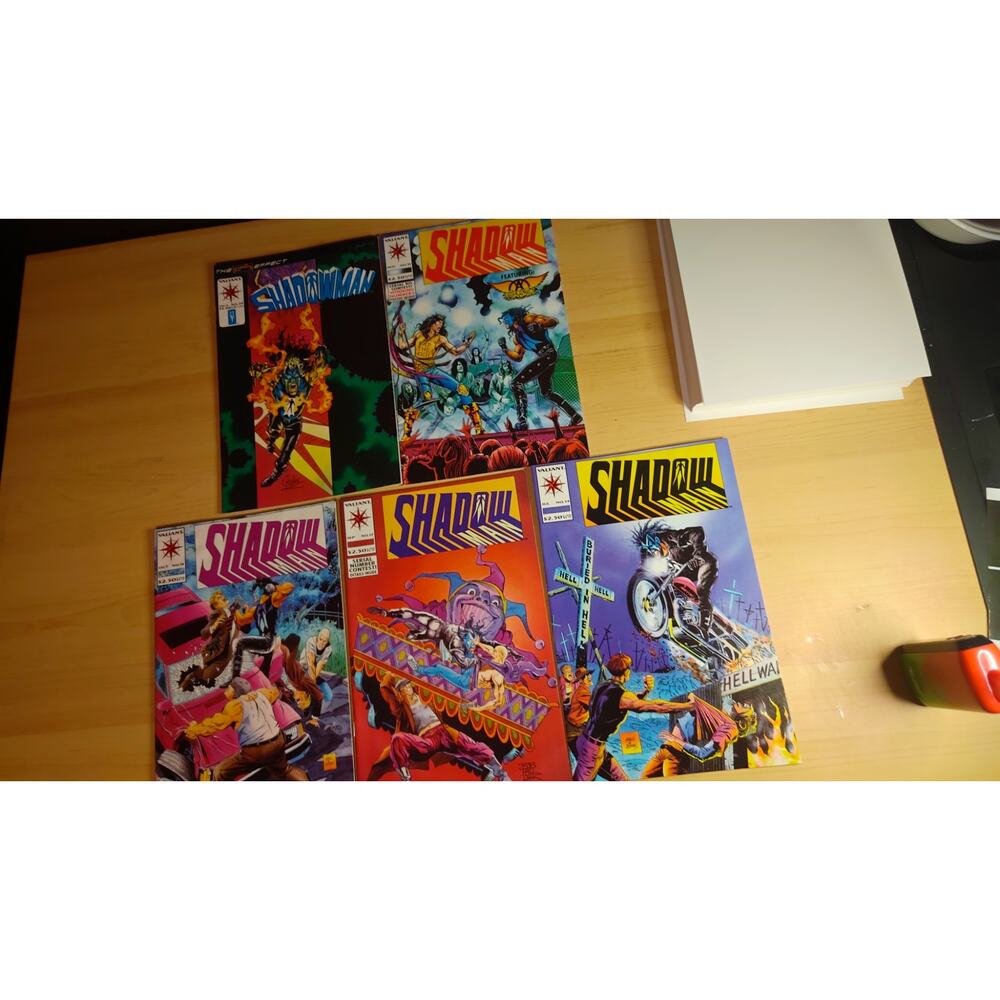 Valiant Shadowman #14 #17 #18 #19 #29 Bob Hall Set Jack Boniface New Orleans